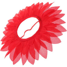 Costume da fiore, copricapo da girasole per ragazzi e ragazze, fascia per capelli con fiori rossi