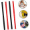 Binari per skateboard 4 pezzi Binari per skateboard anticollisione Compatibilità in plastica robusta 7