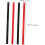Binari per skateboard 4 pezzi Binari per skateboard anticollisione Compatibilità in plastica robusta 2
