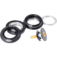 Cuscinetto ruota bici di ricambio per mountain bike, bici da strada, 44 mm/28,6 mm, lega di alluminio nera