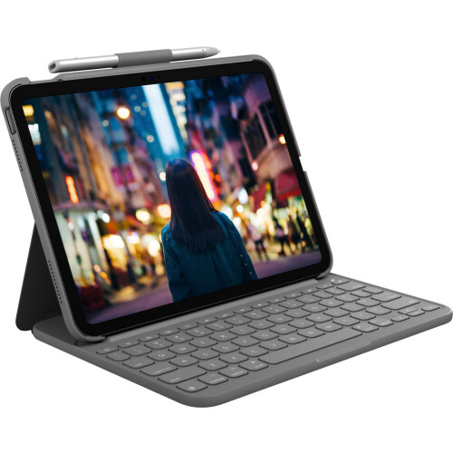 Logitech CAPA DE TECLADO LOGITECH PARA IPAD (10ª GERAÇÃO) | FÓLIO SLIM COM CLAV