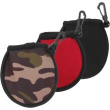 3 pezzi di pratica borsa da golf, protezione per palline da golf, sacchetto per la pulizia delle palline da golf, borsa per palline portatile