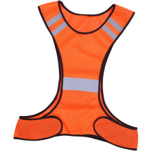 Gilet da corsa in rete leggera riflettente ad alta visibilità per uomo e donna, per passeggiate notturne, ciclismo e attività all'aperto