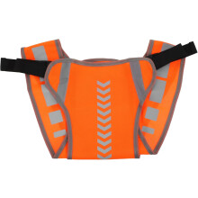 Gilet da corsa riflettente per ciclismo notturno e sport all'aria aperta, alta visibilità per jogging, escursionismo e attrezzatura da corsa