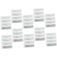 50 cerotti flash per adulti, cerotti glitterati per tutte le età, coperture glitterate impermeabili