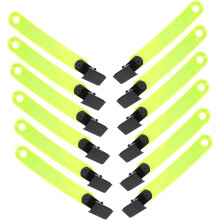 Accessori per escursionismo 24 pezzi di puntine fluorescenti per la marcatura dei sentieri in PVC giallo per una navigazione sicura all'aperto
