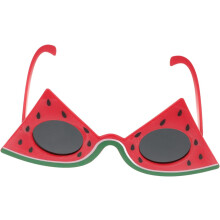 Occhiali da festa hawaiana, occhiali da frutta, occhiali originali, occhiali divertenti, occhiali da sole a forma di anguria