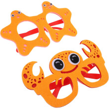 2 pezzi di occhiali da sole per feste, occhiali da sole decorativi, occhiali da sole a tema oceano, accessori per foto