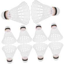 Forniture per badminton adatte ai bambini, 12 palline in nylon per birdie, palline per allenamento di badminton, costruzione robusta