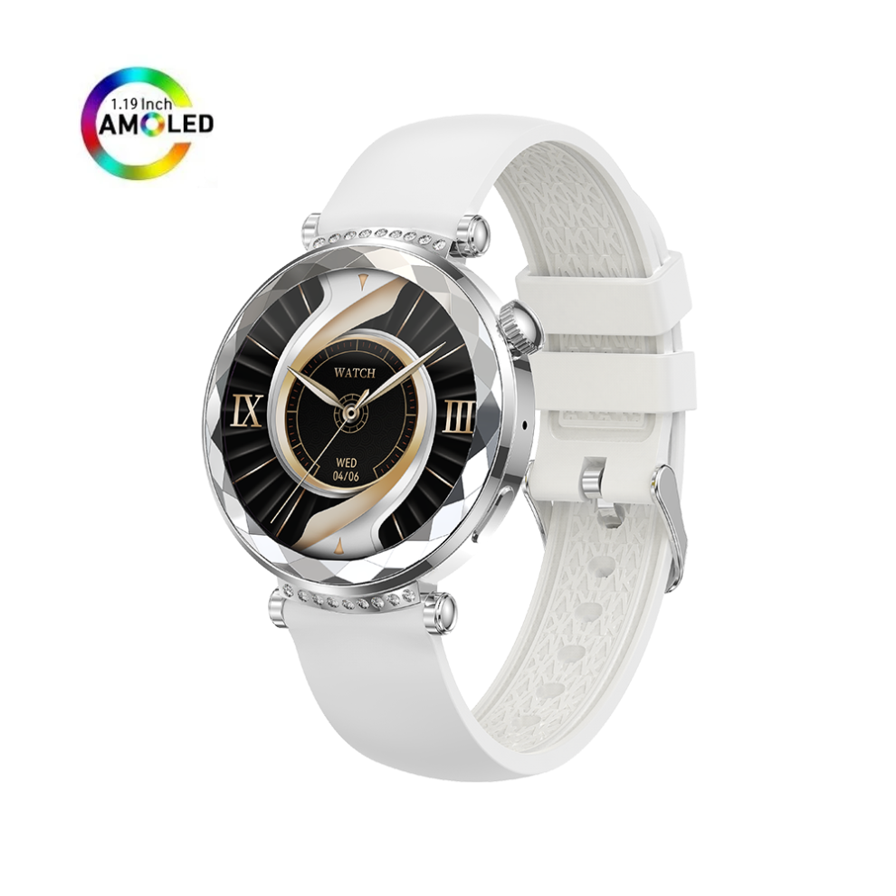 Hk88 Amoled Bluetooth Calling Fashion Smartwatch (Silver) Silver 6976918056450