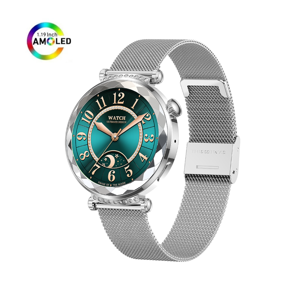 Hk88 Amoled Bluetooth Calling Fashion Smartwatch (Silver) Silver 6976918056474