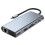 Hub USB C adaptateur DHTtechky 11 en 1 avec HDMI (gris) 1