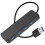 4-Port USB 3.0 Hub, 5Gbps Data Adapter for Laptop, Keyboard, Multiport Extender, 30cm/120cm Cable 1