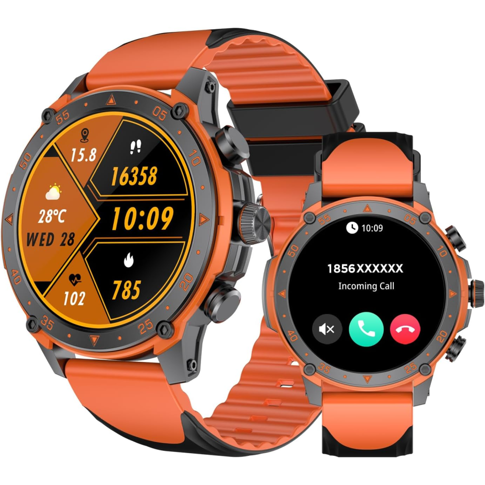 Waterproof Fitness Smartwatch, 1.43" Amoled, Heart Rate, Spo2, Sleep Tracking, Call Function, Android Ios 6976918056887