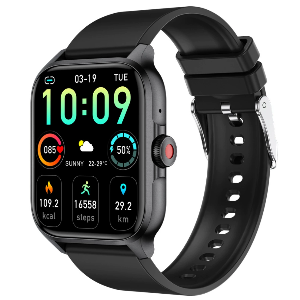 1.85 Inch Fitness Tracker Answer Calls Heart Rate Sleep Monitor 100+ Sports Modes For Men Women Android Ios Compatible 6976918057037
