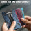 (grey) Mens Wallet Card Holder Aluminum 3