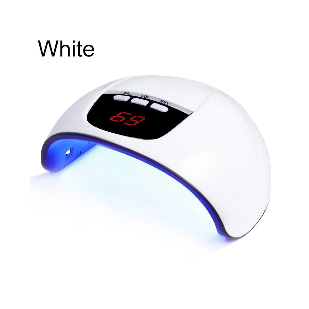 White (White) Nail Dryer Lamp 18 Leds Infrared Sensor Manicure