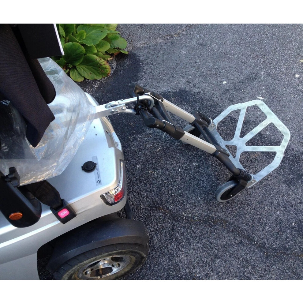 My Own Brand 1 Handed Mobility Scooter Tow Bar Hitch 4 Shop Trolley Cart Pride Gogo
