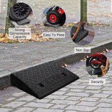 Threshold kerb rubber non slip wheel chair, car trolley ramp