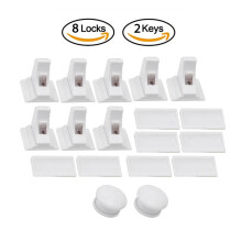 (TD1230-8-2) Magnetic Child Lock Children Protection Baby Safety Lock Drawer Latch