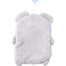 1ks kreslená osuška slonovina Coral Fleece Super absorpčná osuška pre novorodencov sivá