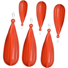 6PCS PVC rybárske cvičné zátky Náhradná zátka na vrhanie návnady pre deti Tréning