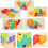 5ks Dinosaur Puzzle Hry Puzzle Drevené 2
