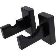 Držiaky na vitríny na bejzbalovú pálku Horizontálny nástenný stojan Bamboo Black