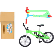 Súprava hračiek na kolobežky na prsty Prenosné hračky na prsty Rampa na bicykel pre chlapcov a dievčatá