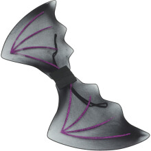 Halloween Bat Wings Halloweenske krídlo pre dospelých Hodvábna obrazovka Fialové kovové krídlo pre kostým Cosplay netopiera