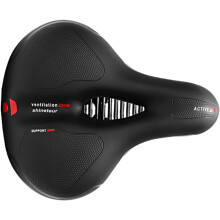 Reflexný podsedák cyklistického sedla pre horské a cestné bicykle Priedušný a odolný dizajn čierny a vzor