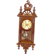 Miniatúrne Vintage rímske hodiny Nábytok pre bábiky Domček pre bábiky Nástenné hodiny Závesné hodiny Vintage bábiky