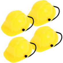 Súprava miniatúrnych stavebných klobúkov 4ks plastových bezpečnostných prilieb Mini prilby