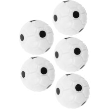 5 ks Vivid mini futbalové lopty Model futbalových loptičiek Mini plastová lopta na dekoráciu domčeka pre bábiky Vonkajšie príslušenstvo