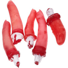 10ks Halloween Blood Finger Halloween Party Haunted House Scary Finger Prop