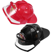 Boys Fireman Party Favors 2ks Detská hasičská čiapka Hračka ABS Materiál Cosplay prilba