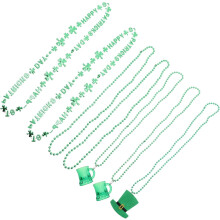 7ks Bead Chain Party Náhrdelník Festival Decor St. Patrick's Day Bead Chain Festival Náhrdelník sv.