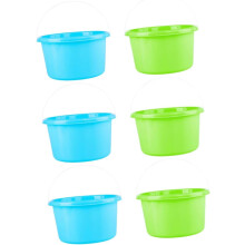 6 ks vedro na piesok Mini vedro na plážové hranie Kreatívne pieskovisko pre plážové vedierka na zábavu vonku