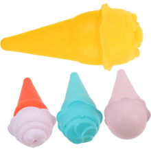 4ks Pláž Beach Essentials Cestovanie Piesok Cestovanie Sandbox Simulovaná zmrzlina Živá zmrzlina Režim falošnej zmrzliny