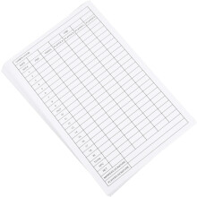 12PCS Golf Score Card Stats Score Cards