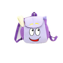 (L) Dora The Explorer Animation Dora Same Style Backpack Map Schoolbag Children Gift