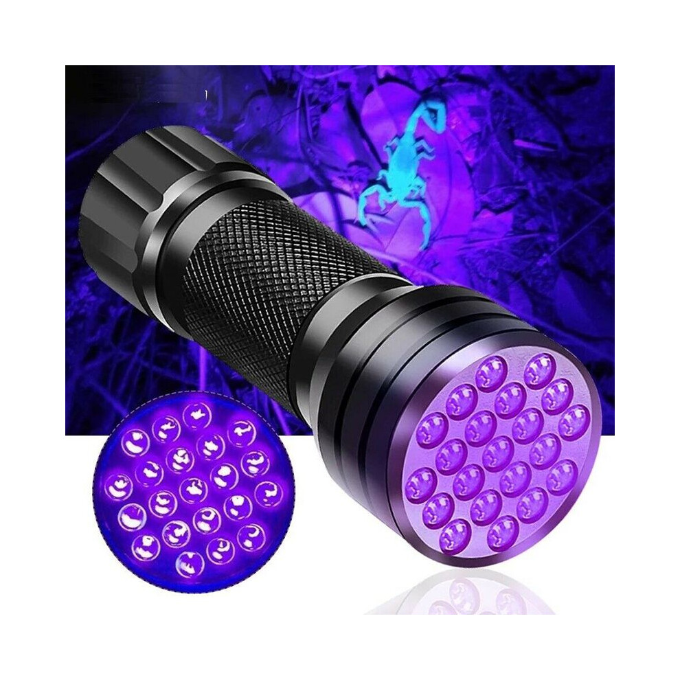 Flash Uv Flash Ultraviolet Led Pet Stains Urine Detector Black/Light