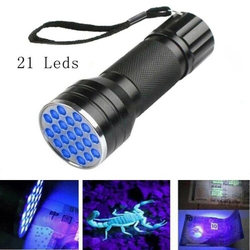 Flashlight Uv Black Light Flashlight Ultraviolet Led Pet Stains Urine Detector 2