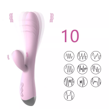 Luxury Rabbit Vibrator for Women G-Spot Clit Stimulator USB Waterproof