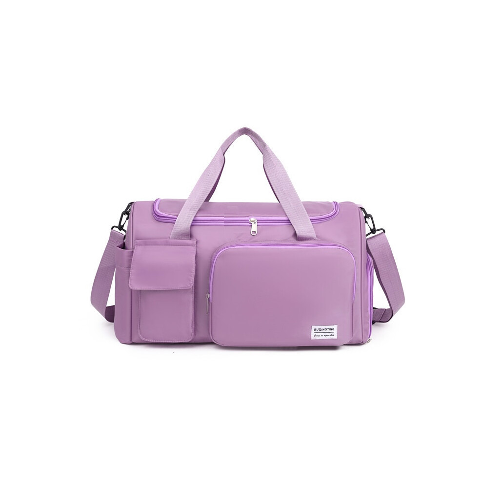 (Lavender) Womens Fitness Bag Dry Wet Separation Multifunctional Travel Swimming Training Purple