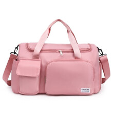(Pink) Womens Fitness Bag Dry Wet Separation Multifunctional Travel Swimming Training