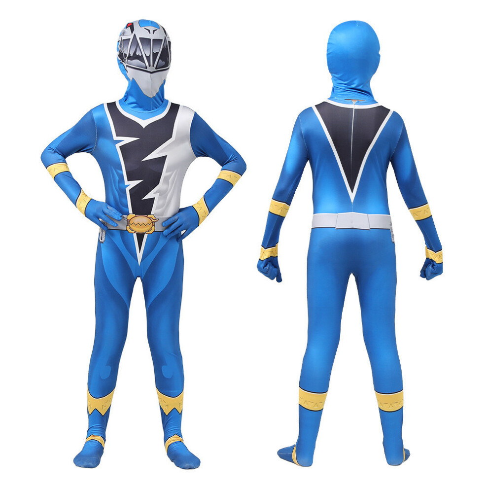 (, 100) Kishiryu Sentai Ryusoulger Mighty Morphin Power Rangers Cosplay Roleplay Jumpsuit Blue