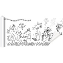 Kids Graffiti Paper Roll - 0.3x3m Durable Coloring Toy