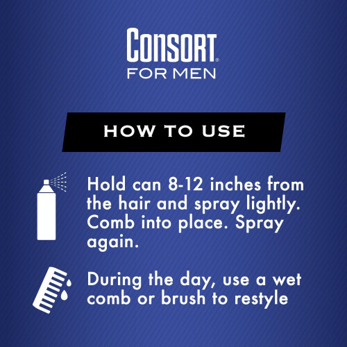 Consort For Men Haarspray, normaler Halt, 237 ml 1