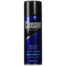 Consort For Men Haarspray, parf  mfrei, extra Halt, 240 ml